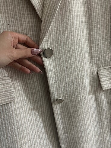 s Beden ten rengi Renk bej blazer ceket