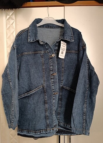 universal Beden Kadın yeni oversize kot ceket