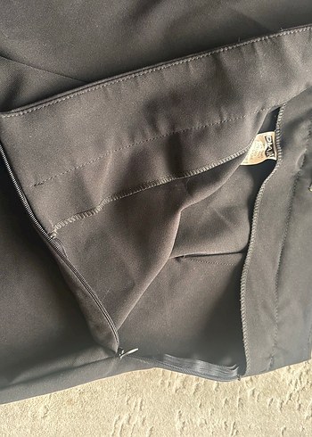 Kadın Siyah Kumaş Pantolon Ofis - Görsel 3