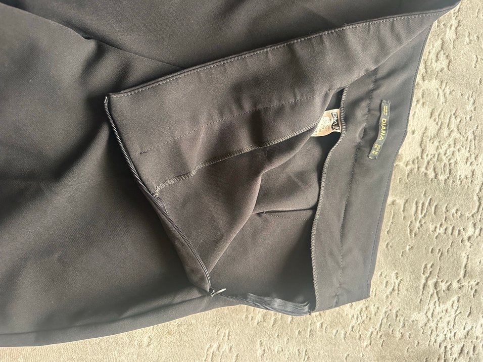 Kadın Siyah Kumaş Pantolon Ofis - Görsel 3