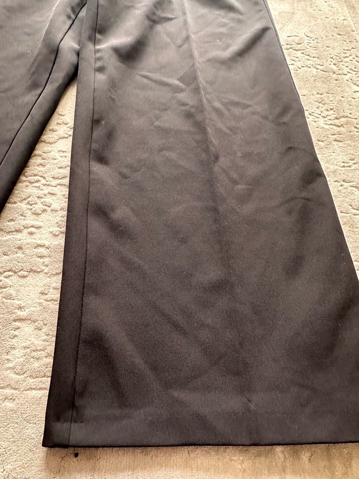 Kadın Siyah Kumaş Pantolon Ofis - Görsel 2