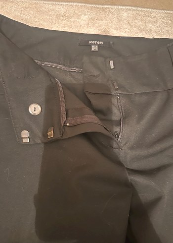 Koton-Kadın Siyah Ofis Kumaş Pantolon 36 beden - Görsel 2