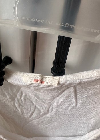 l Beden Beyaz Keten Bohem Dökümlü Kısa Kollu Bluz