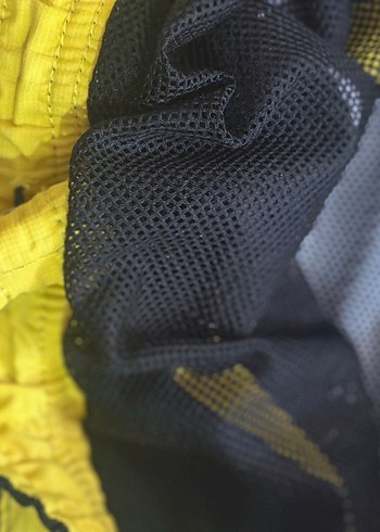 Erkek Sarı Siyah Mini Şort Deniz - Görsel 7