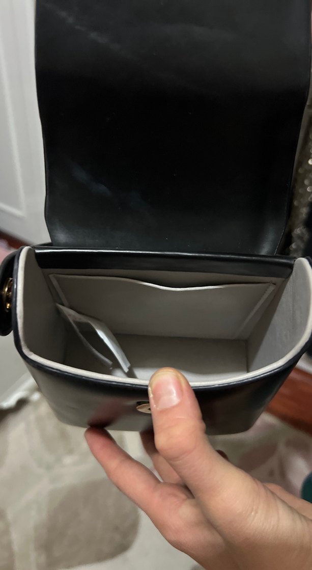 Klasik Siyah Deri Kadın Çantası - Görsel 2