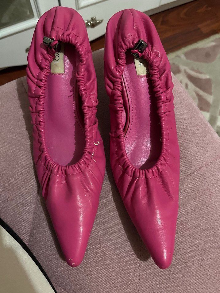 IPEKYOL Pembe Fırfırlı Kız Babet - Görsel 2