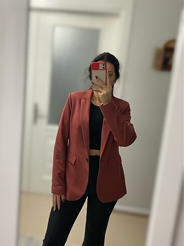 Tarçın renk blazer