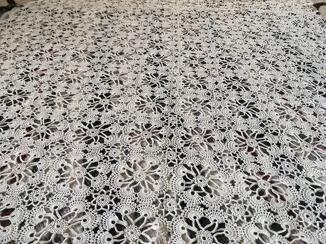 Beden 90cm*90cm vintage masa-fiskos örtüsü