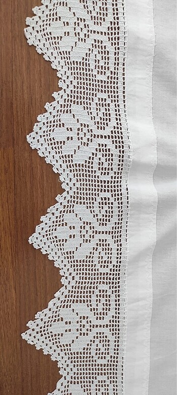  Beden beyaz Renk Dantel işlemeli çok amaçlı örtü 98-108cm