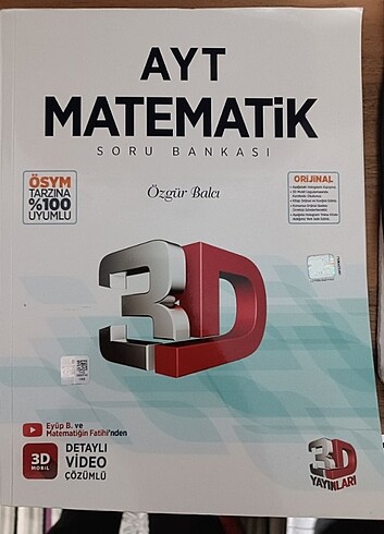 3D ayt matematik soru bankası 2023