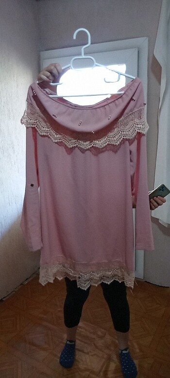 Üst pembe tunik 