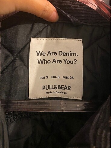 s Beden lacivert Renk Pull & Bear ceket