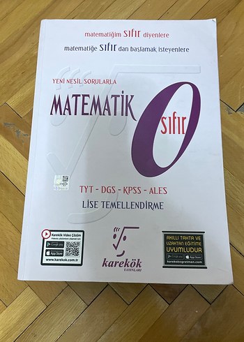 Karekök Matematik Sıfır TYT-DGS-KPSS-ALES Kitabı