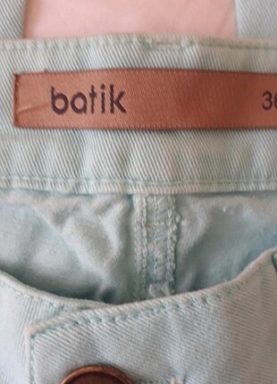 36 Beden turkuaz Renk İspanyol Paça Kot Pantolon 