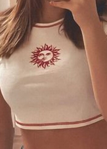 H&M H&M crop tişört 