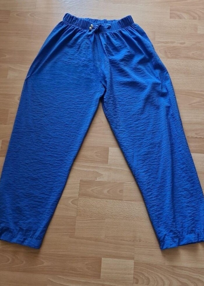 Saks mavi pantolon  - Görsel 3