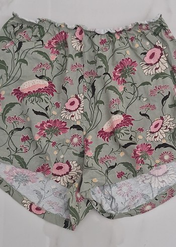 Çiçek Desenli Kısa İkili Takım - Görsel 5