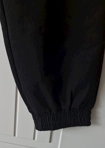 Siyah Rahat Kesim Kadın Eşofman Altı - Görsel 8