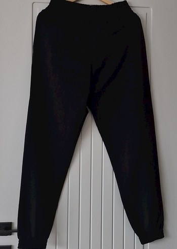 Siyah Rahat Kesim Kadın Eşofman Altı - Görsel 6