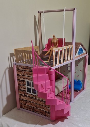 Barbie vintage evi - Görsel 3