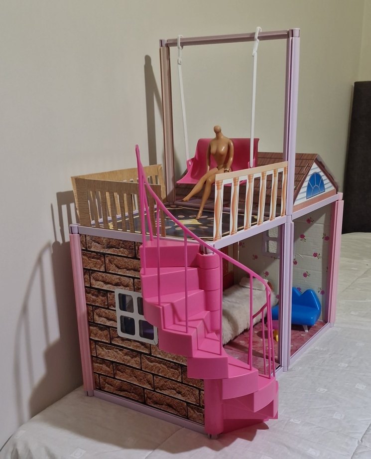 Barbie vintage evi - Görsel 3