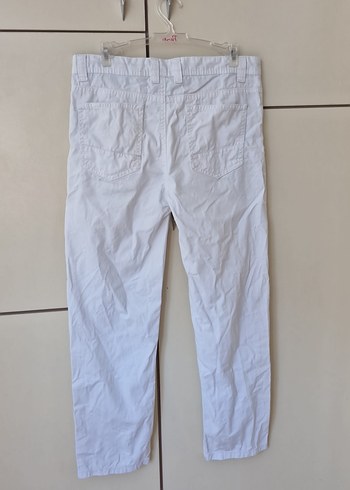 LC Waikiki Erkek çocuk Beyaz Keten Pantolon