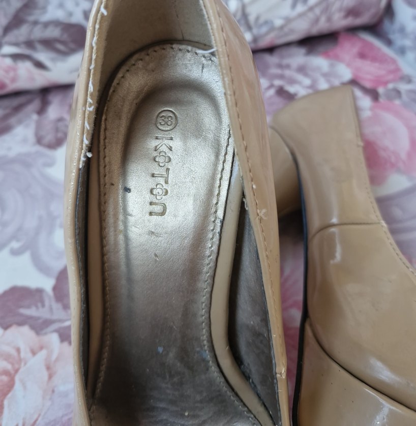 Bej Rugan platform topuklu ayakkabı - Görsel 3