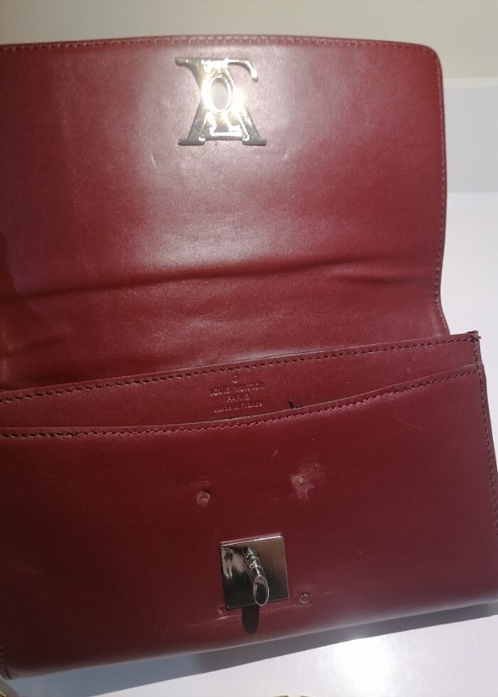 Askılı bordo çanta - Görsel 4