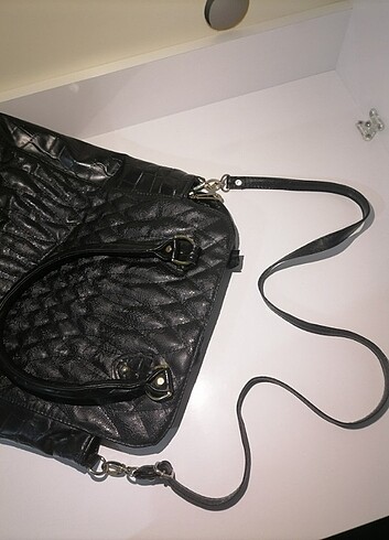 Siyah büyük çanta - Görsel 6