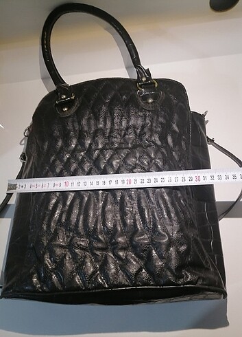 Siyah büyük çanta - Görsel 7