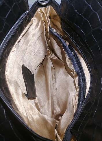 Siyah büyük çanta - Görsel 9