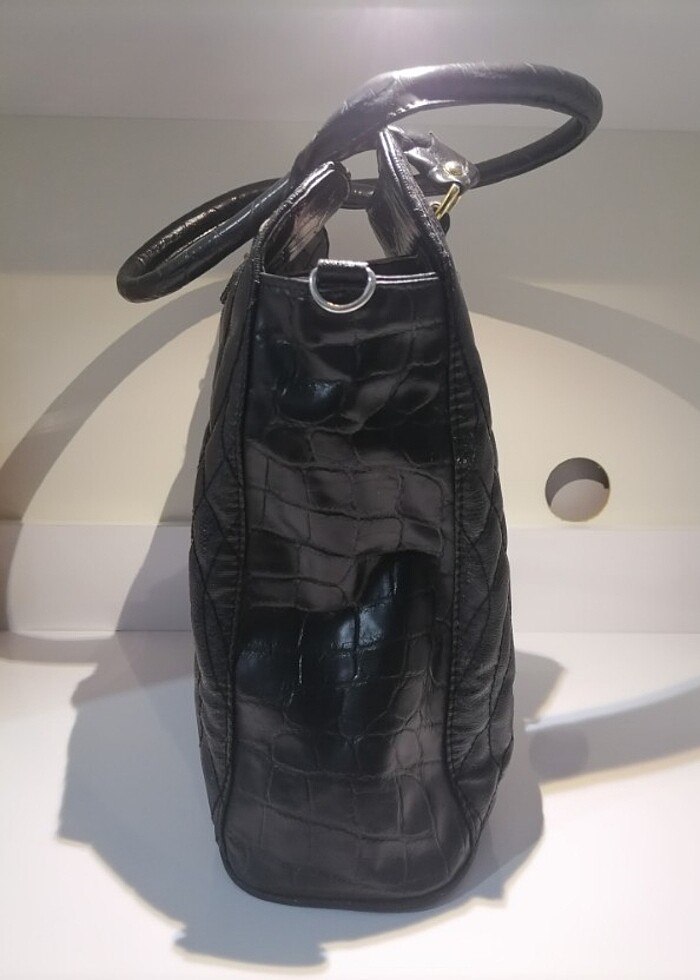 Siyah büyük çanta - Görsel 2