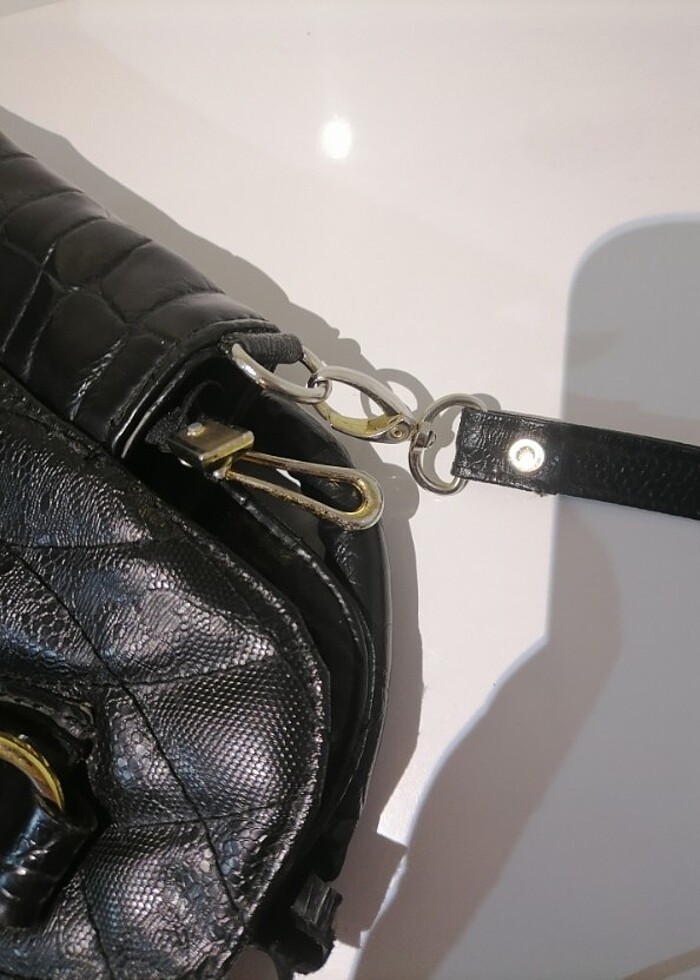 Siyah büyük çanta - Görsel 5