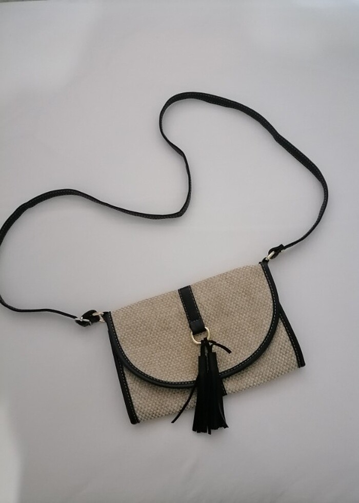 Hasır çapraz askılı çanta - Görsel 4
