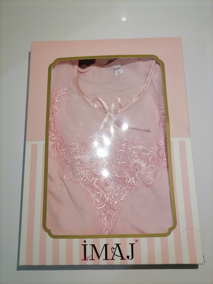 İmaj Kutulu Çeyizlik Pijama Takımı - Görsel 2