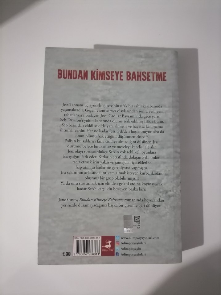 Bundan Kimseye Bahsetme - Jane Casey - Görsel 3