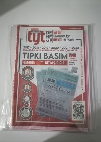 TYT Deneme Sınavı Kitapçıkları Seti 2017-2023
