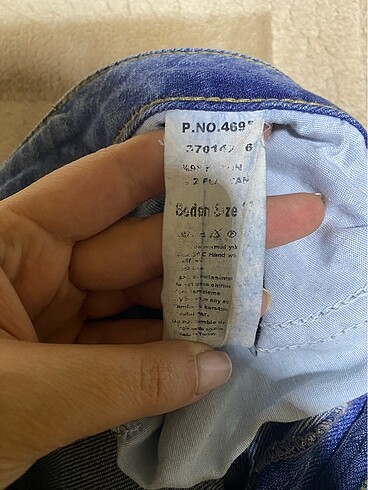 27 Beden mavi Renk Adidas jean