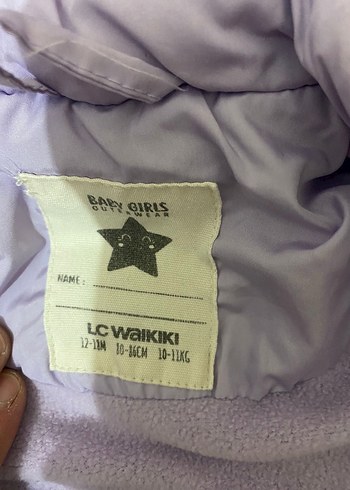 LC Waikiki Kız Çocuk Gri Kapüşonlu Fermuarlı Mont