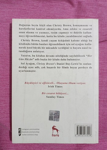 Sol Ayağım - Christy Brown Romanı