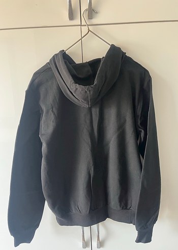 Siyah Fermuarlı Kadın Sweatshirt - Görsel 5