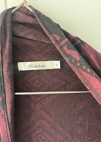 Bordo Bohem Salaş Midi Hırka - Görsel 3