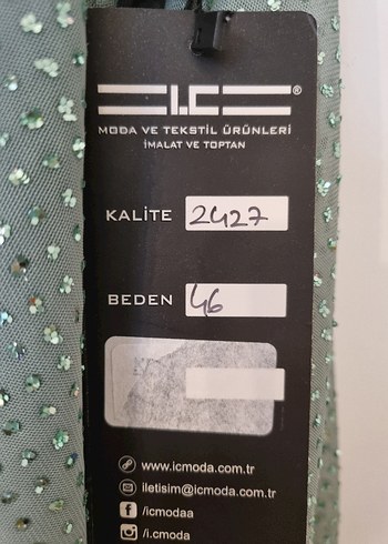 Pullu abiye elbise - Görsel 5