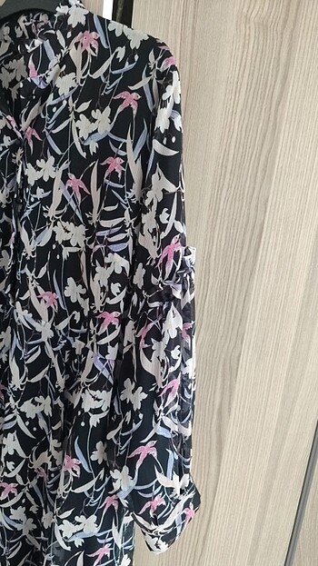 xl Beden siyah Renk Şifon günlük elbise