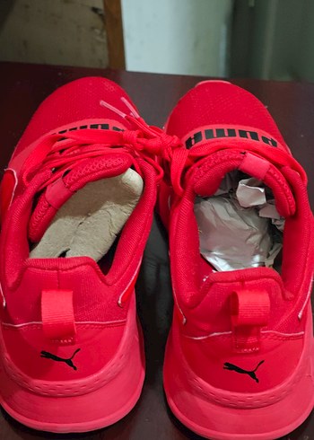 Puma Kırmızı erkek  Spor Ayakkabı Platform Topuklu - Görsel 3