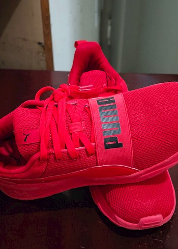 Puma Kırmızı erkek  Spor Ayakkabı Platform Topuklu - Görsel 5