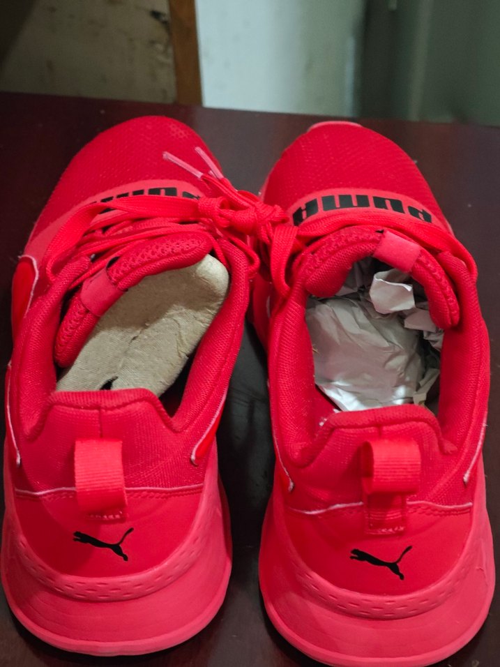 Puma Kırmızı erkek  Spor Ayakkabı Platform Topuklu - Görsel 3