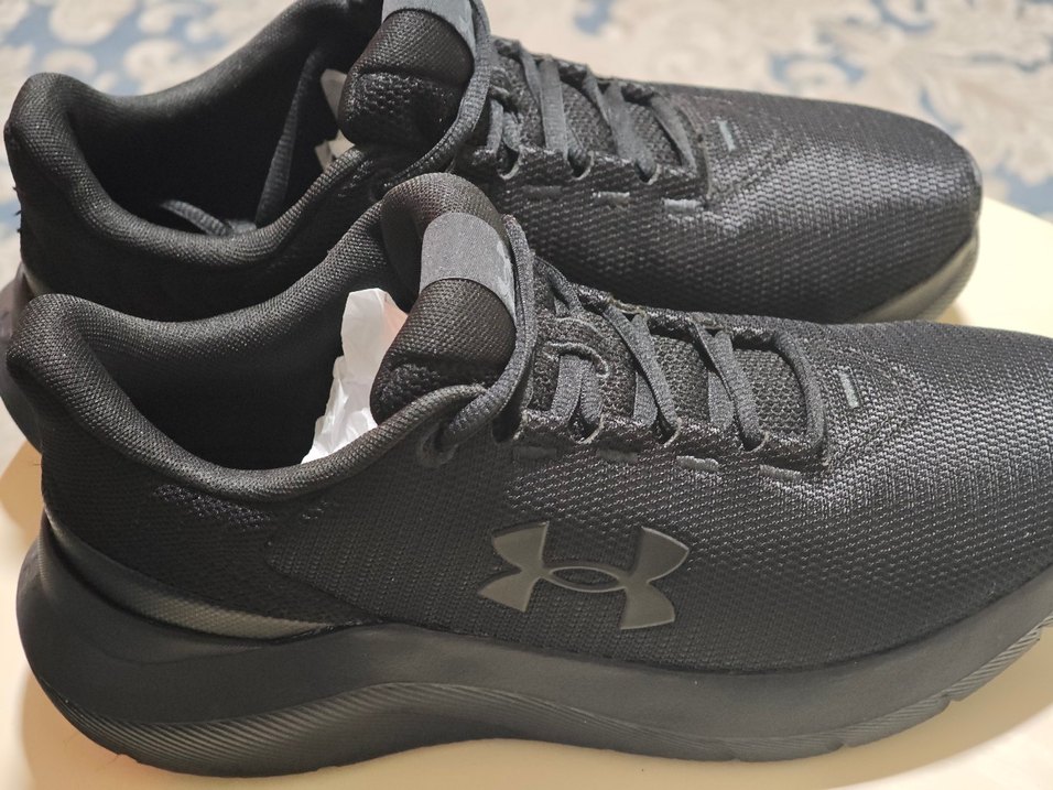 Erkek Siyah Street Wear Spor Ayakkabı under armaur - Görsel 4