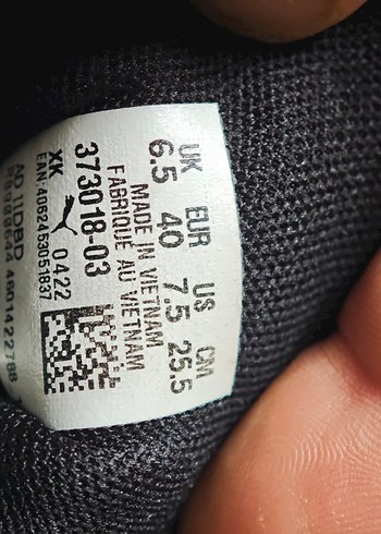 Siyah Puma Erkek Spor Ayakkabı Bağcıkları - Görsel 6