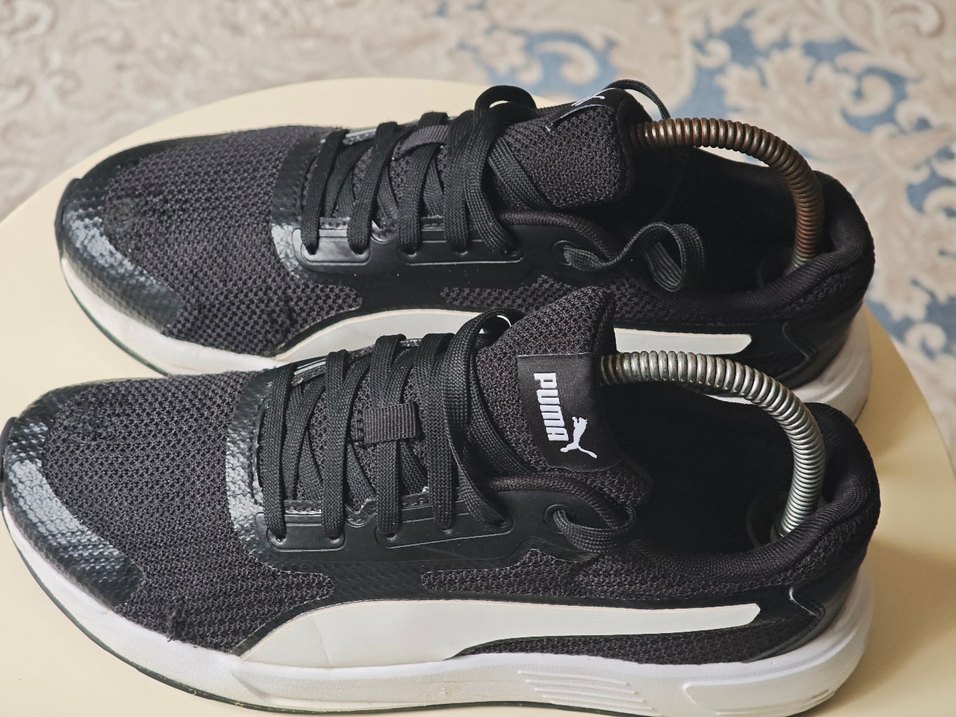 Siyah Puma Erkek Spor Ayakkabı Bağcıkları - Görsel 4